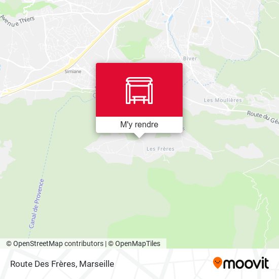 Route Des Frères plan