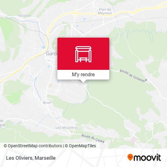 Les Oliviers plan