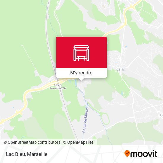 Lac Bleu plan