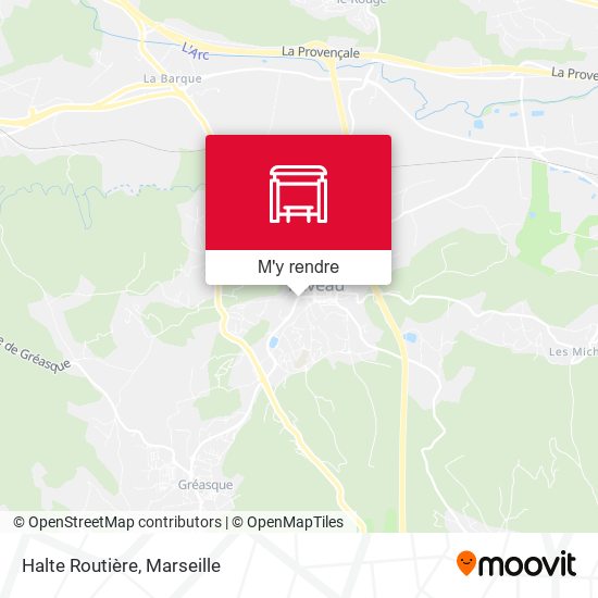 Halte Routière plan