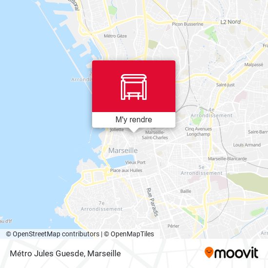 Métro Jules Guesde plan