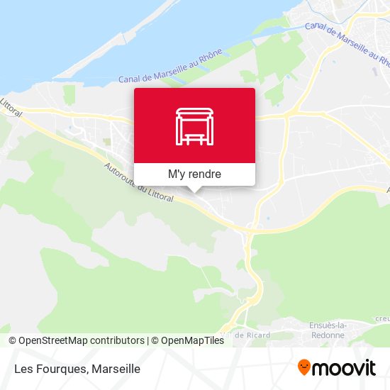 Les Fourques plan