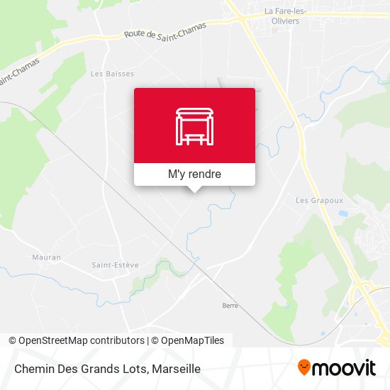 Chemin Des Grands Lots plan