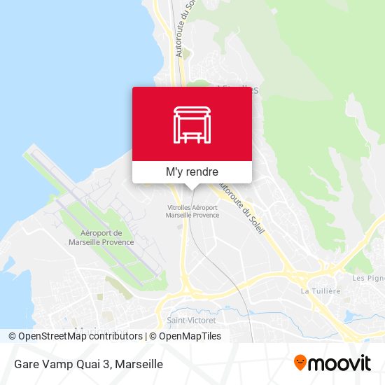 Gare Vamp Quai 3 plan