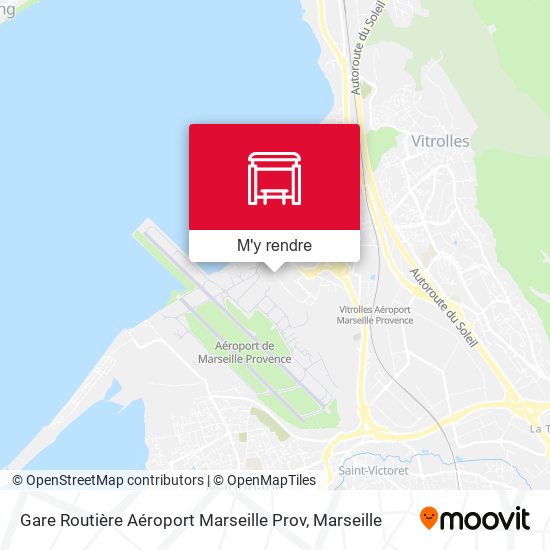 Gare Routière Aéroport Marseille Prov plan