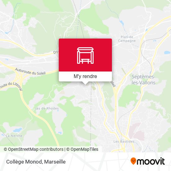 Collège Monod plan