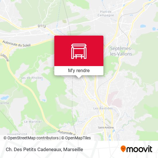 Ch. Des Petits Cadeneaux plan