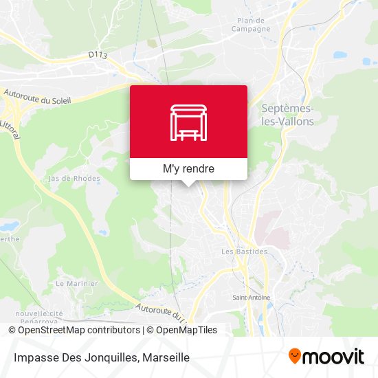 Impasse Des Jonquilles plan