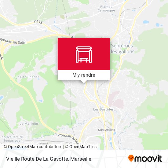 Vieille Route De La Gavotte plan