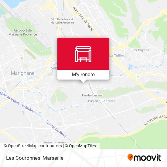 Les Couronnes plan