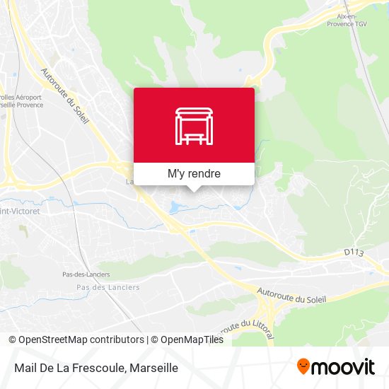Mail De La Frescoule plan