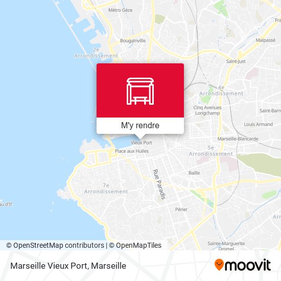 Marseille Vieux Port plan