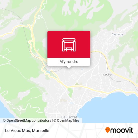 Le Vieux Mas plan