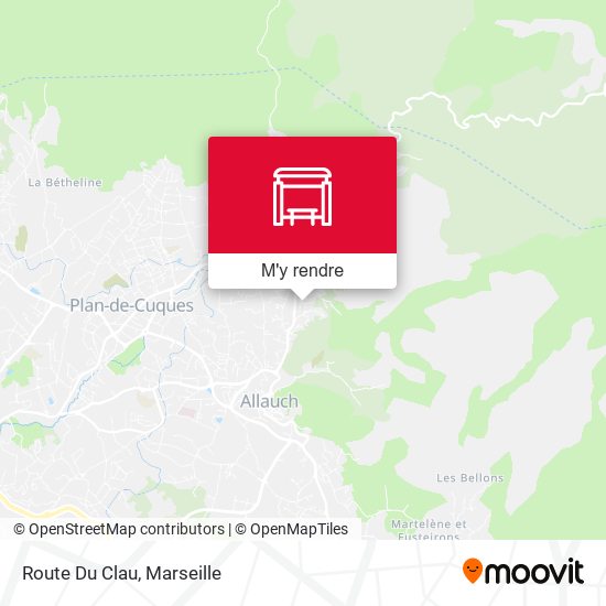 Route Du Clau plan