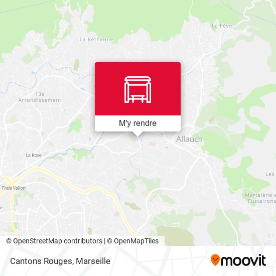 Cantons Rouges plan