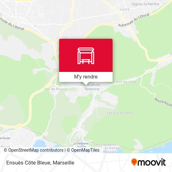 Ensuès Côte Bleue plan