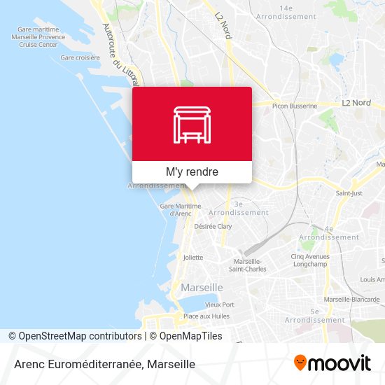 Arenc Euroméditerranée plan
