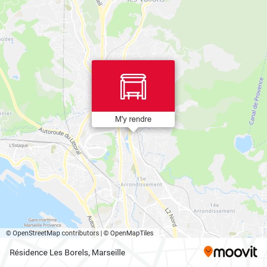 Résidence Les Borels plan