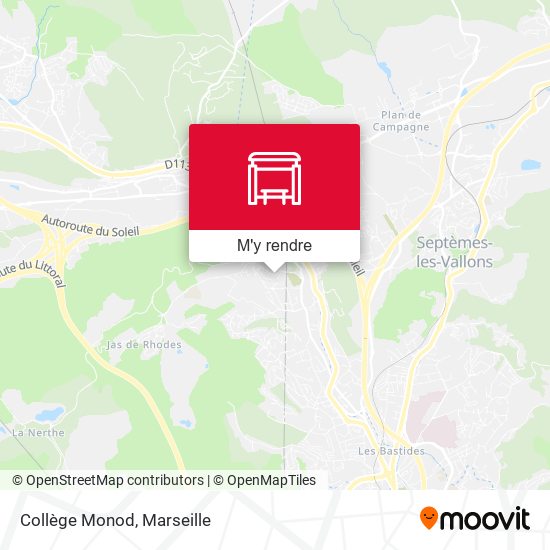 Collège Monod plan