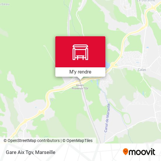 Gare Aix Tgv plan