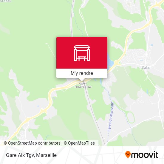 Gare Aix Tgv plan