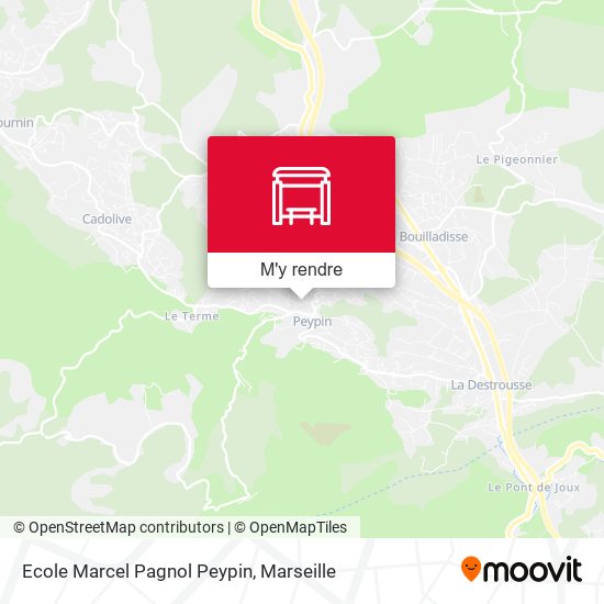 Ecole Marcel Pagnol Peypin plan