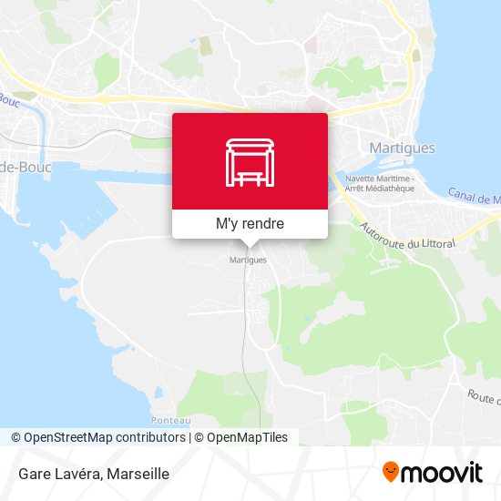 Gare Lavéra plan