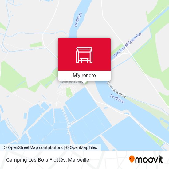 Camping Les Bois Flottés plan