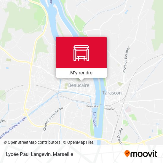 Lycée Paul Langevin plan