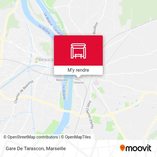 Gare De Tarascon plan