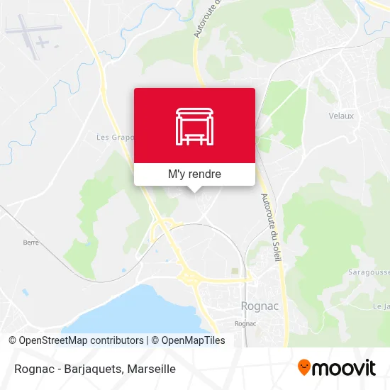 Rognac - Barjaquets plan