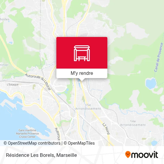 Résidence Les Borels plan