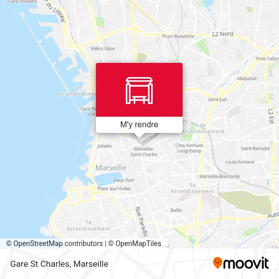 Gare St Charles plan