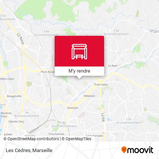 Les Cèdres plan