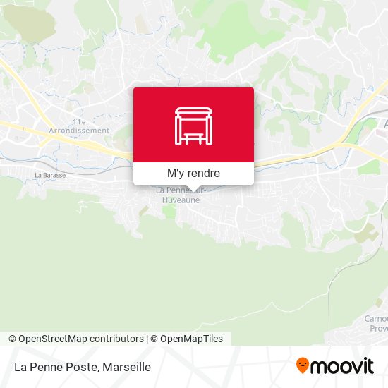 La Penne Poste plan