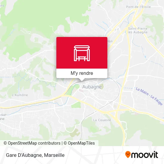 Gare D'Aubagne plan