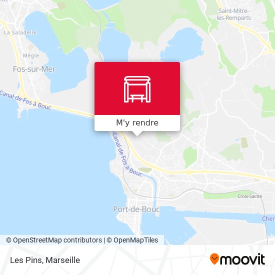 Les Pins plan