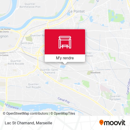 Lac St Chamand plan