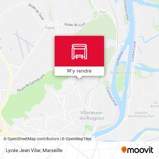Lycée Jean Vilar plan