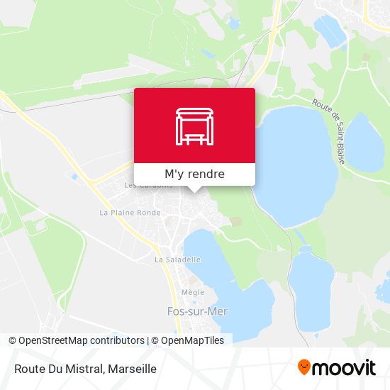Route Du Mistral plan