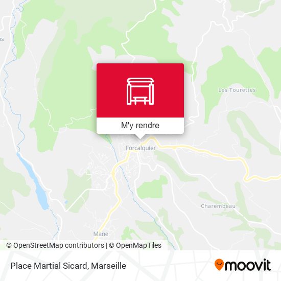 Place Martial Sicard plan