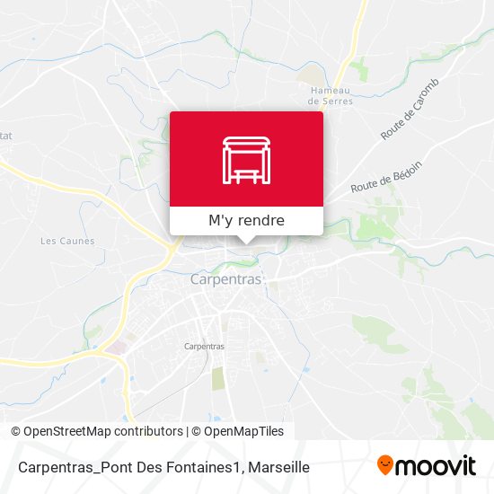 Carpentras_Pont Des Fontaines1 plan