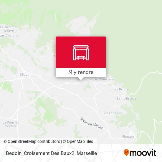 Bedoin_Croisement Des Baux2 plan