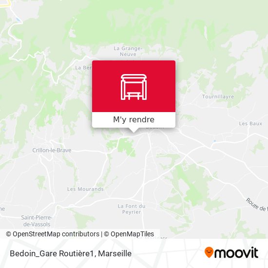 Bedoin_Gare Routière1 plan