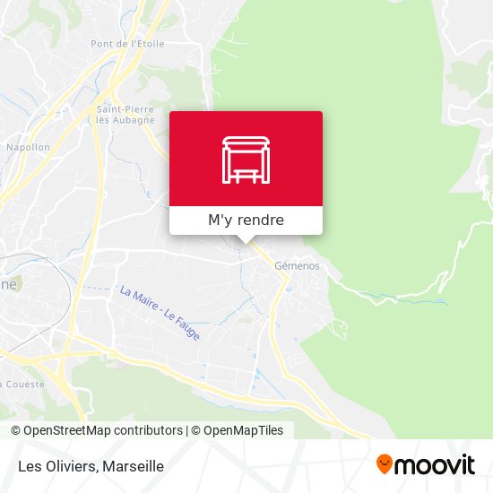 Les Oliviers plan