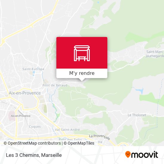 Les 3 Chemins plan