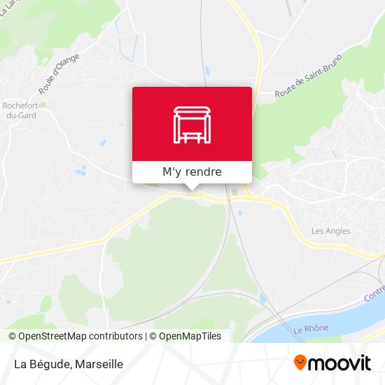La Bégude plan