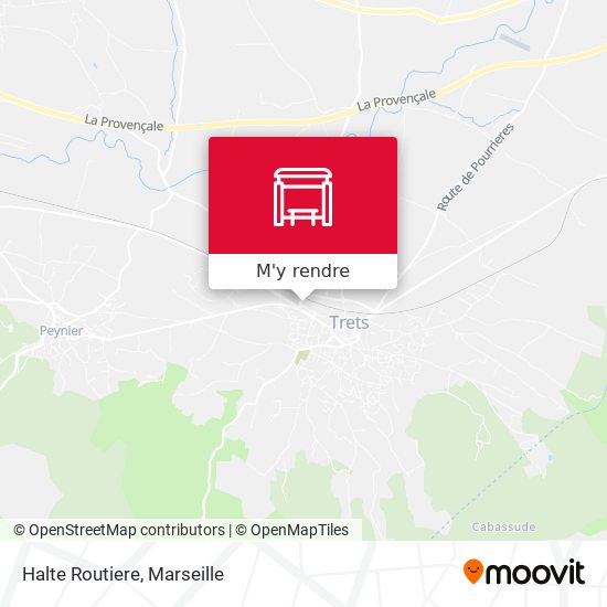 Halte Routiere plan