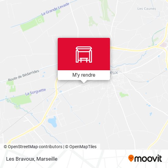 Les Bravoux plan