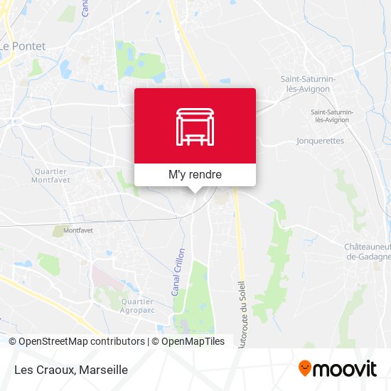 Les Craoux plan